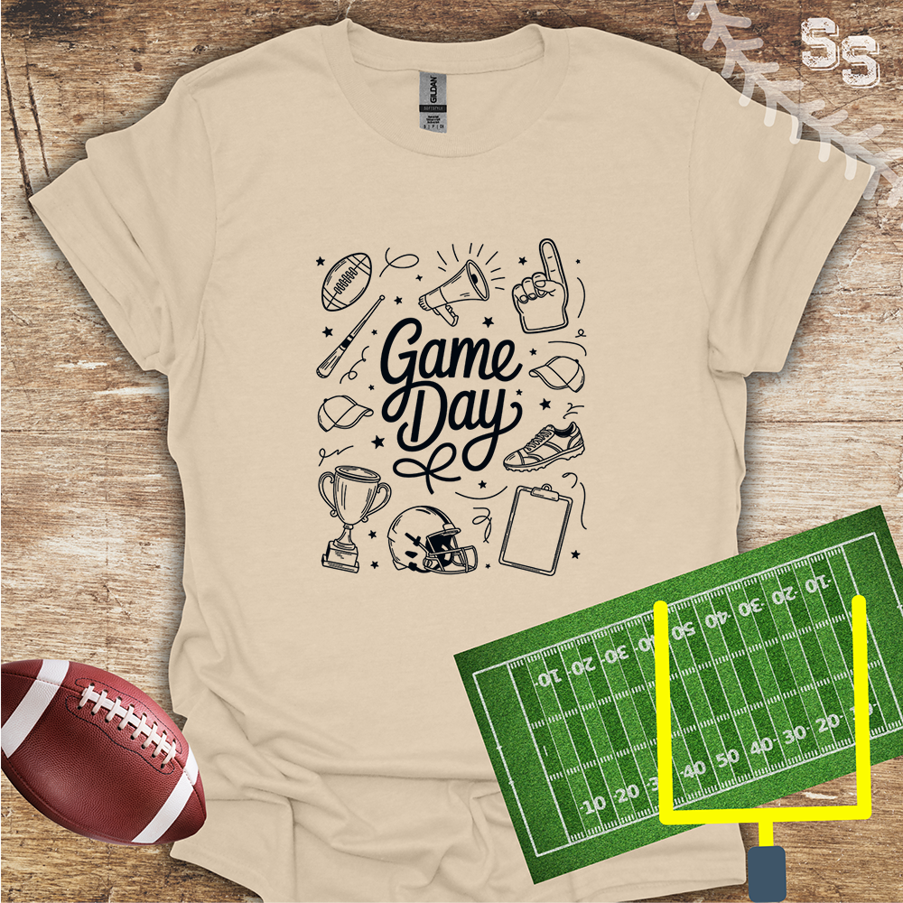 Football Game Day Doodle