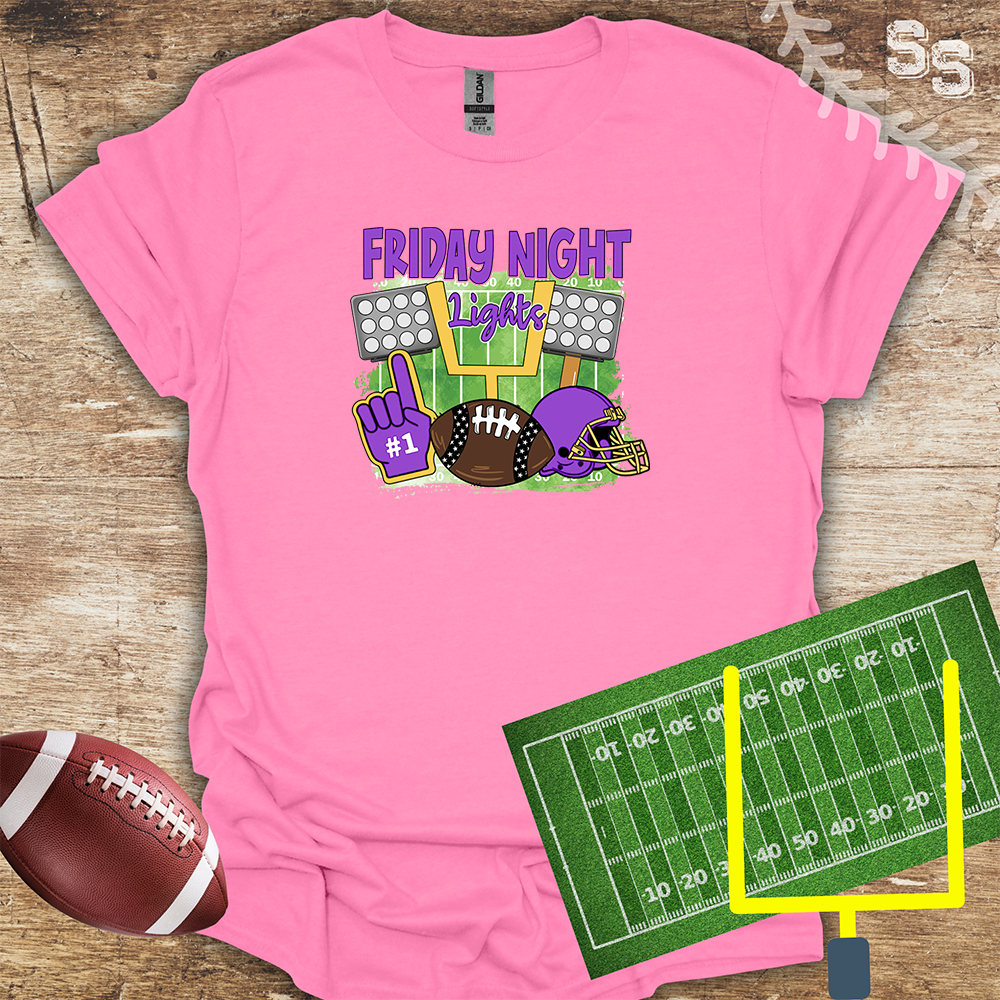 Football Friday Night Lights Purple