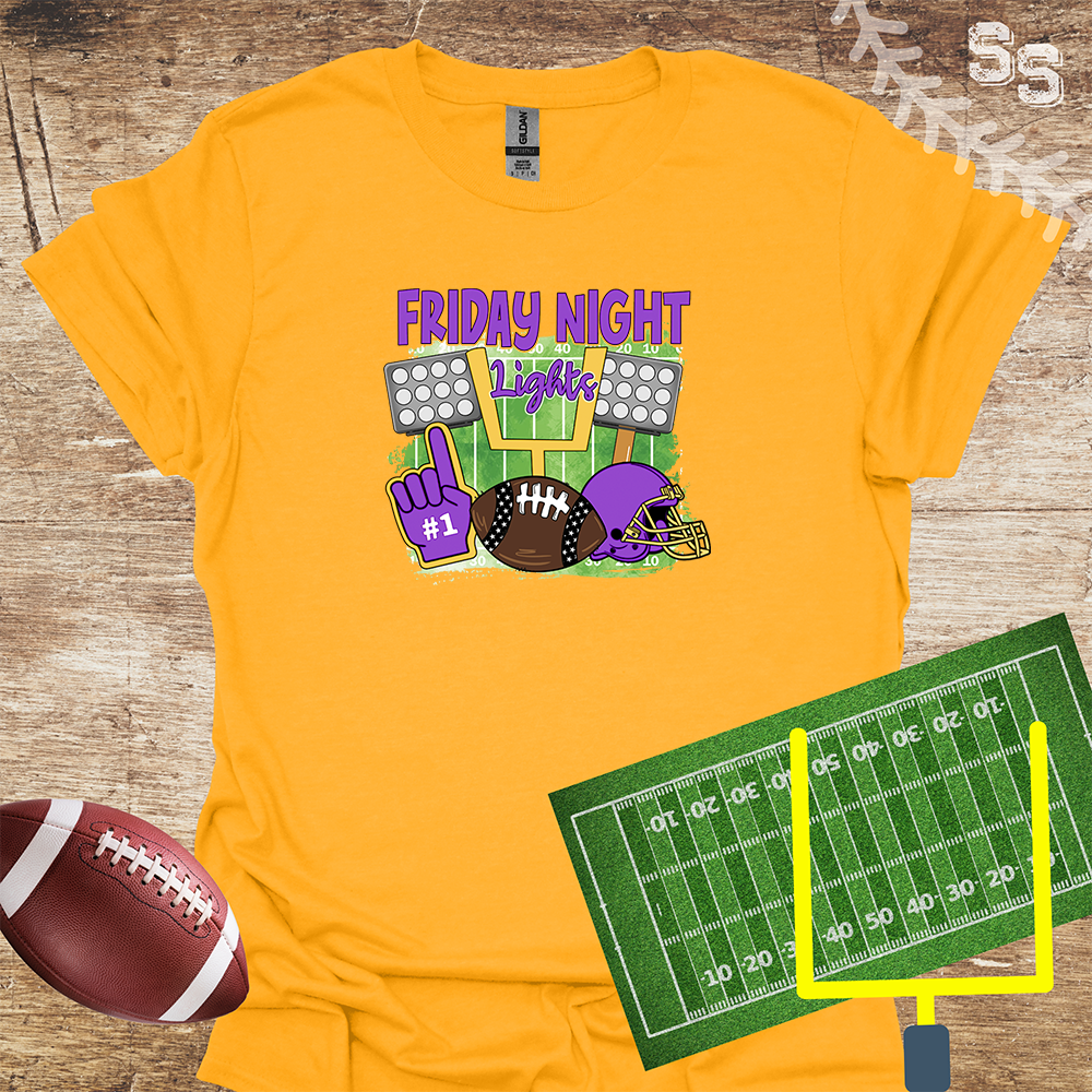 Football Friday Night Lights Purple