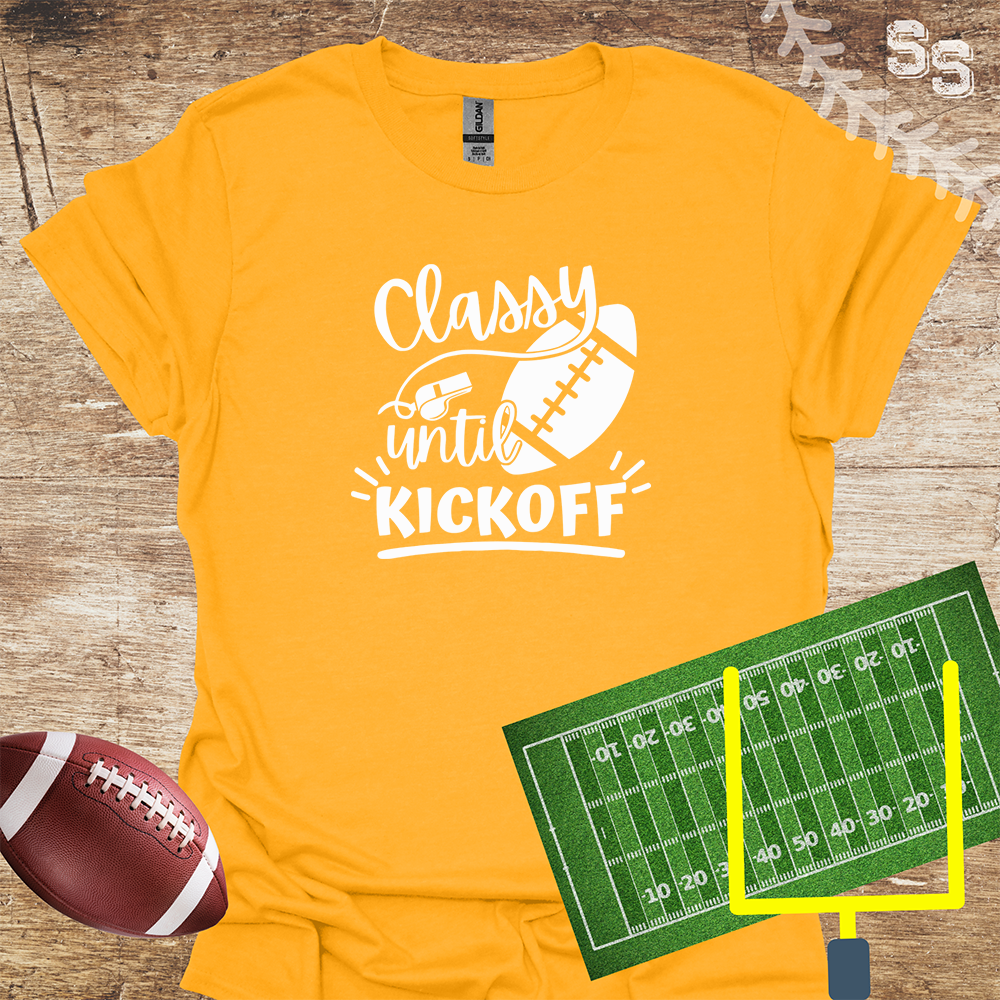 Football Classy Until Kickoff White