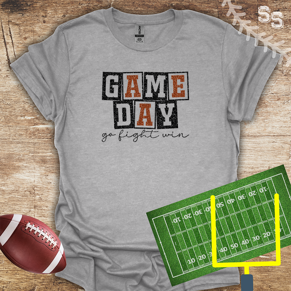 Football Faux Glitter Game Day