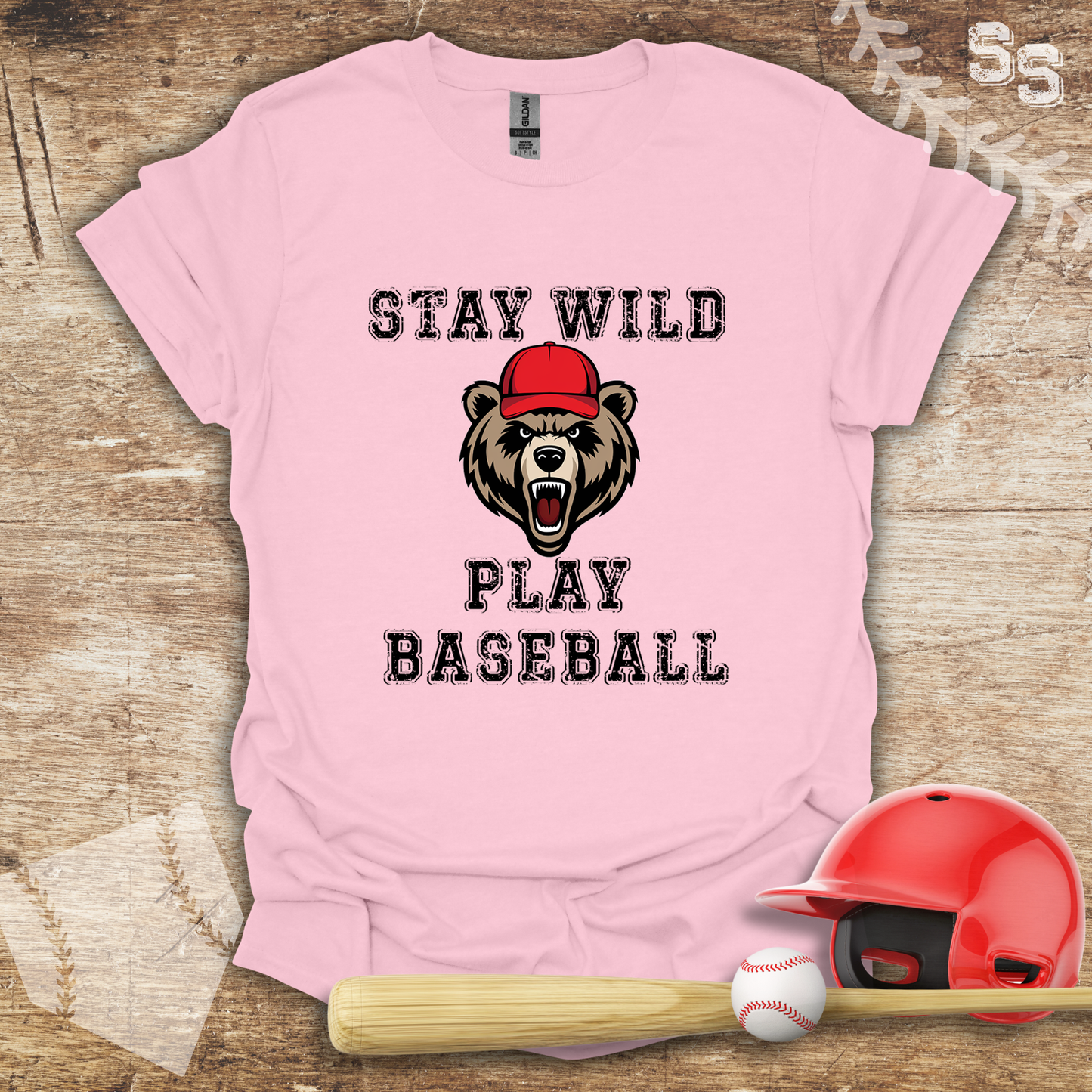 Baseball Bear Stay Wild