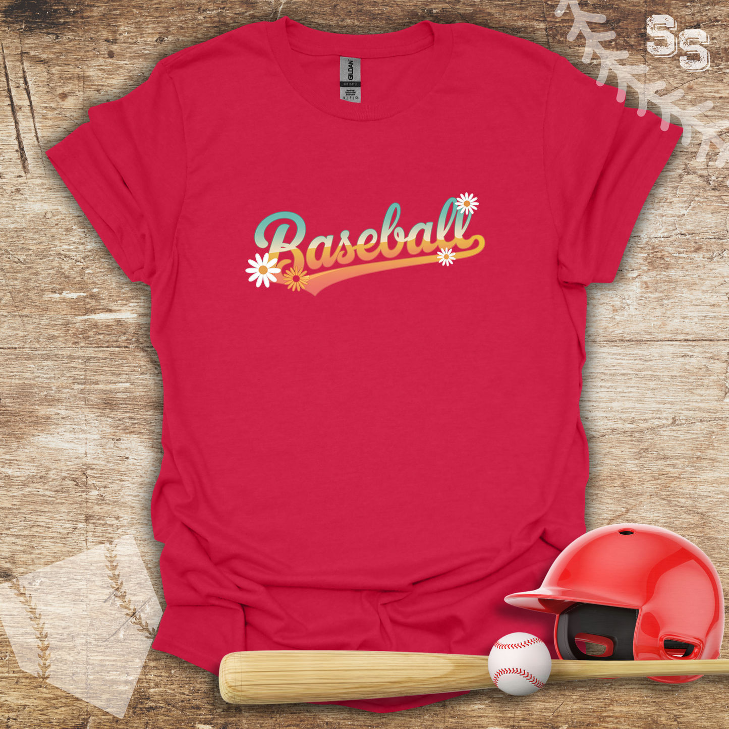 Groovy Retro Baseball