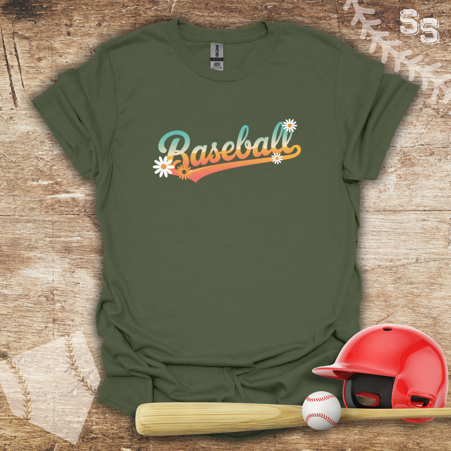 Groovy Retro Baseball