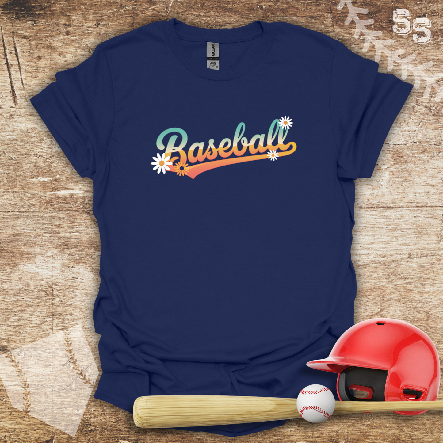 Groovy Retro Baseball