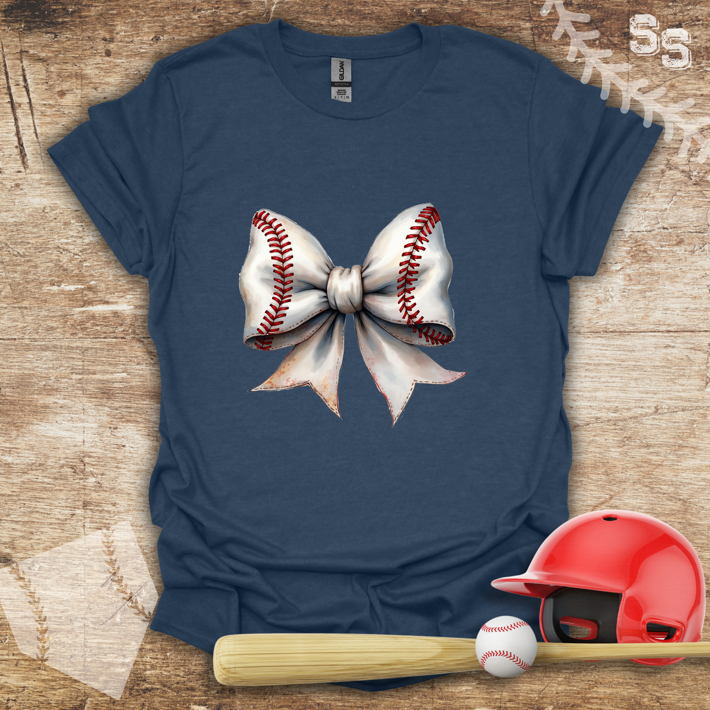 White Coquette Baseball Bow