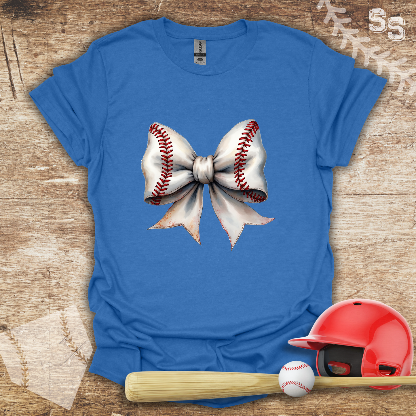 White Coquette Baseball Bow