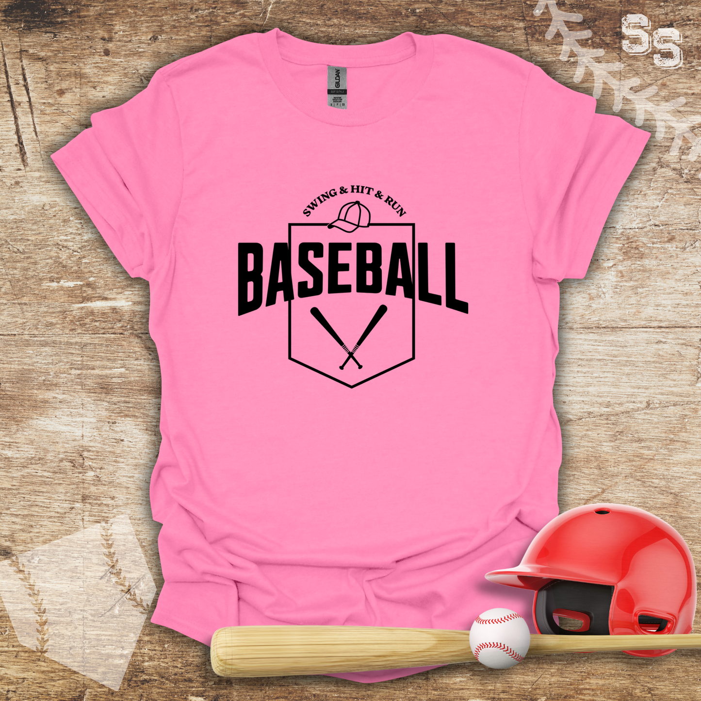 Baseball Swing Hit Run