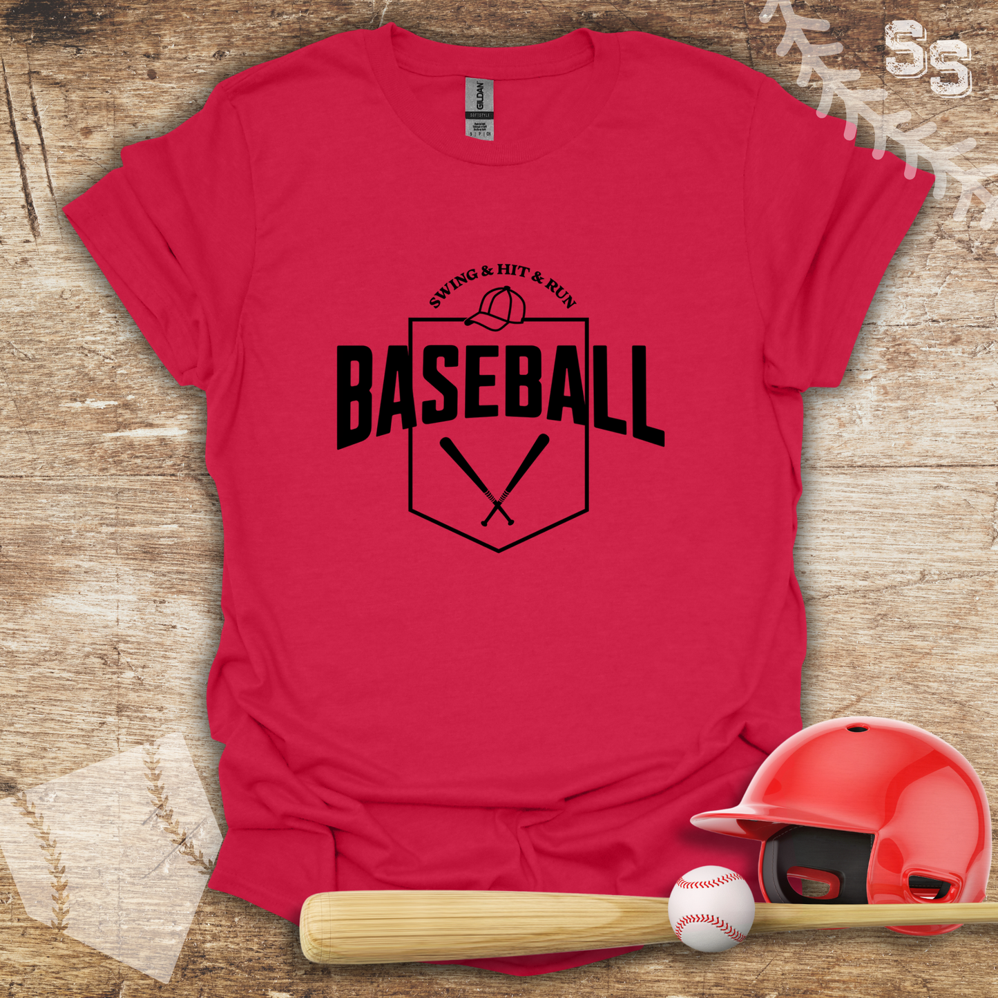Baseball Swing Hit Run