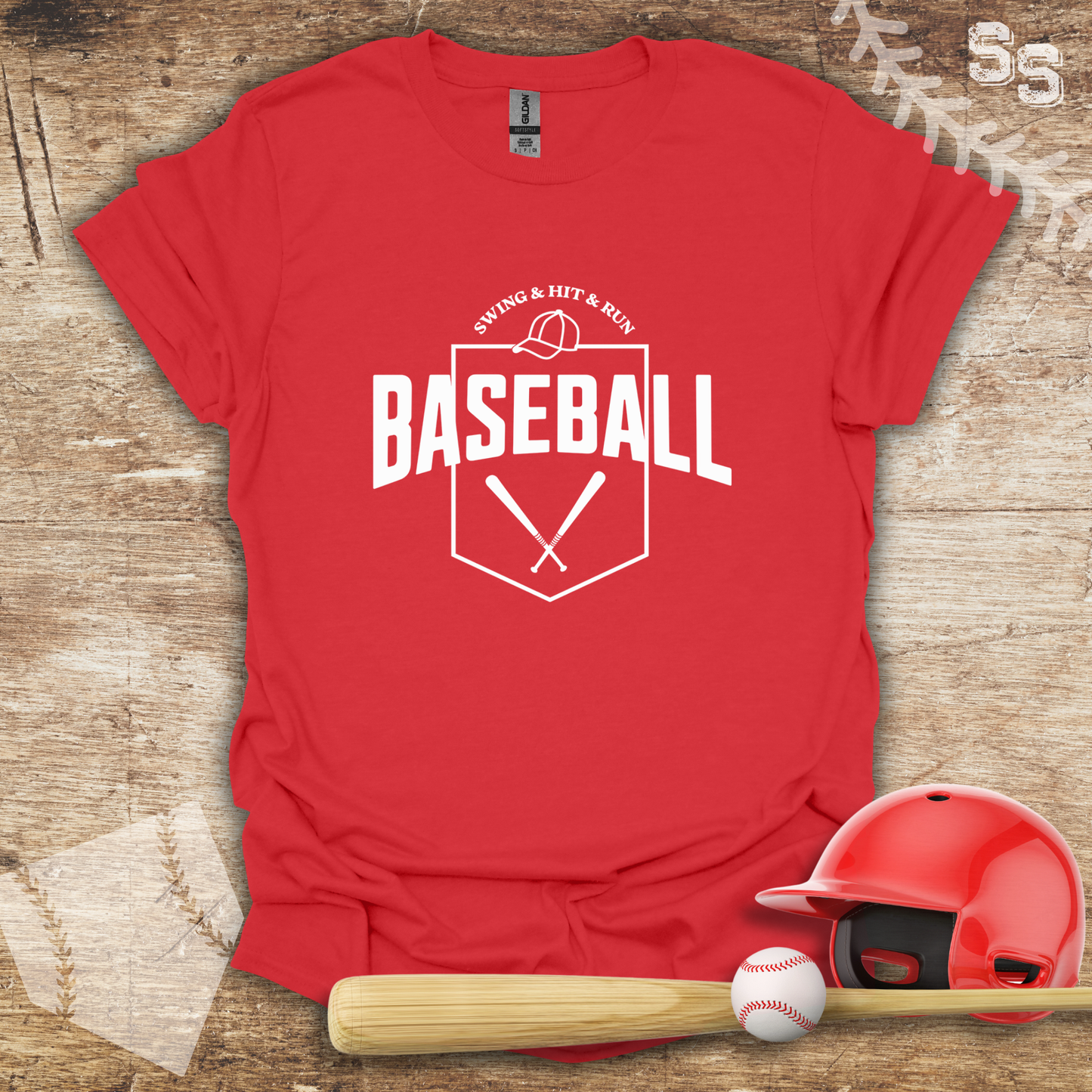 Baseball Swing Hit Run