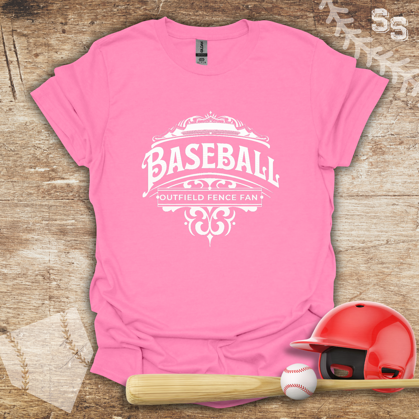 Baseball Outfield Fence Fan