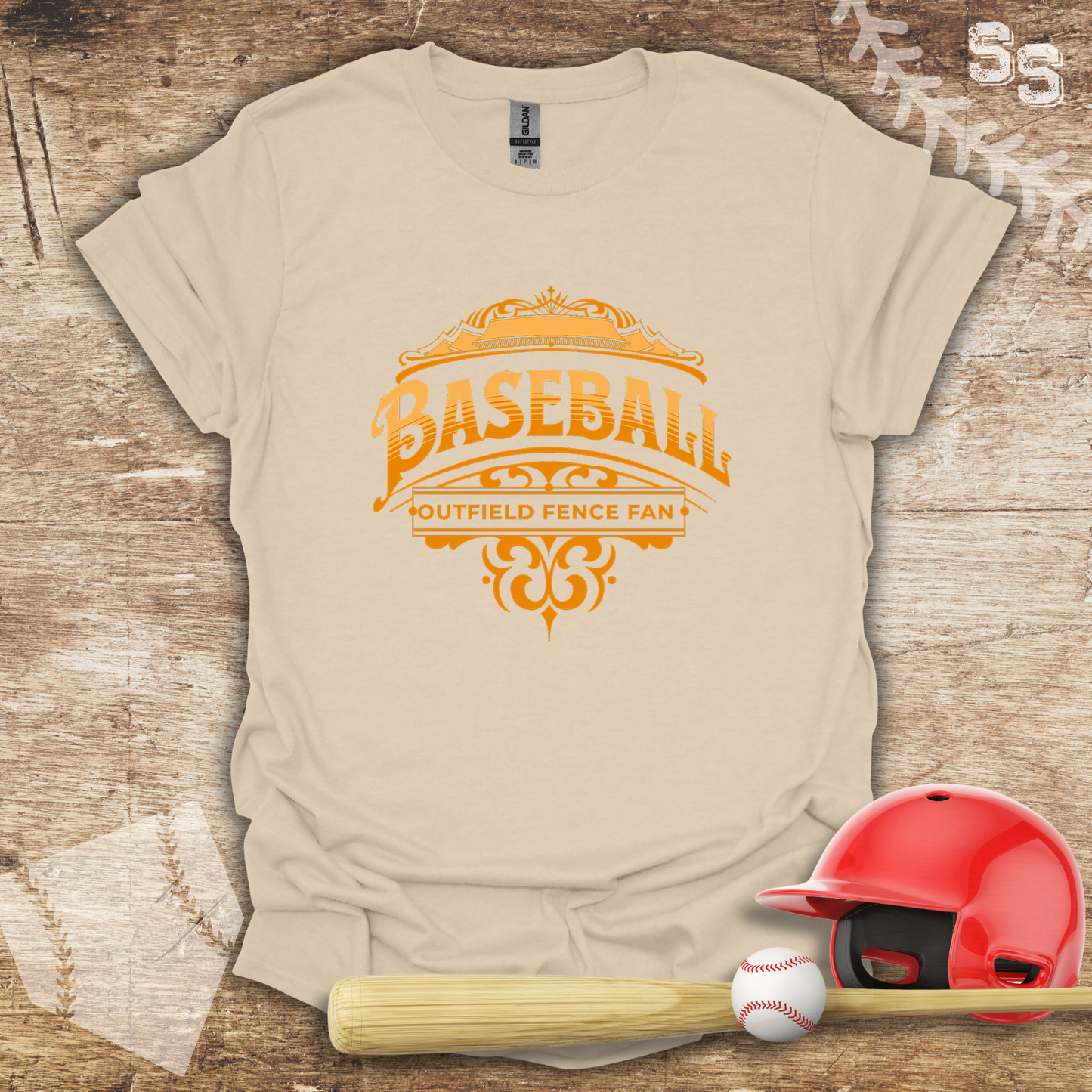 Baseball Outfield Fence Fan