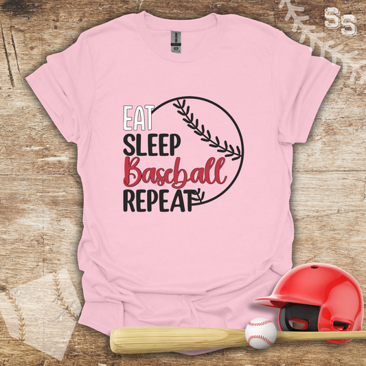 Eat Sleep Baseball Repeat