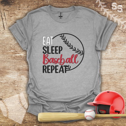 Eat Sleep Baseball Repeat