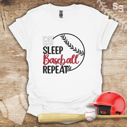 Eat Sleep Baseball Repeat
