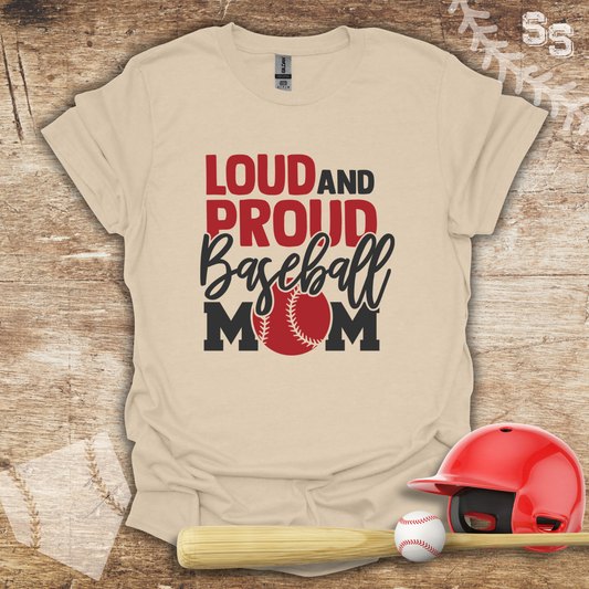 Loud Proud Baseball Mom