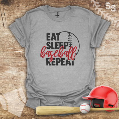 Eat Sleep Baseball Repeat
