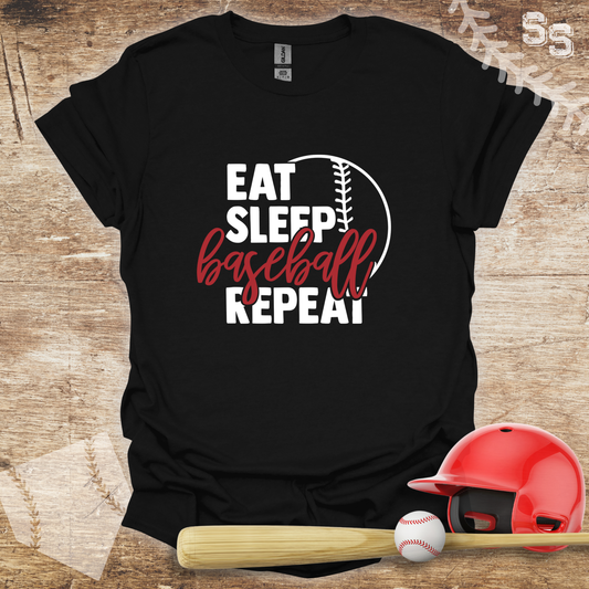 Eat Sleep Baseball Repeat