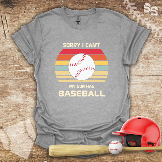Sorry Can't Son Baseball