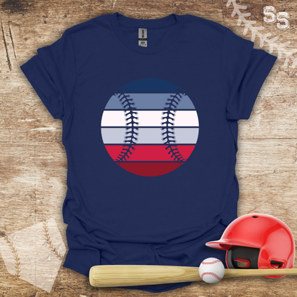 Red White Blue Baseball