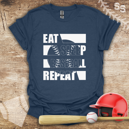 Eat Sleep Baseball Repeat