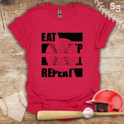 Eat Sleep Baseball Repeat