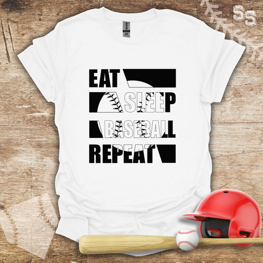 Eat Sleep Baseball Repeat