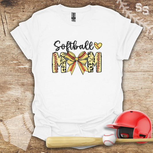 Softball Mom Bow