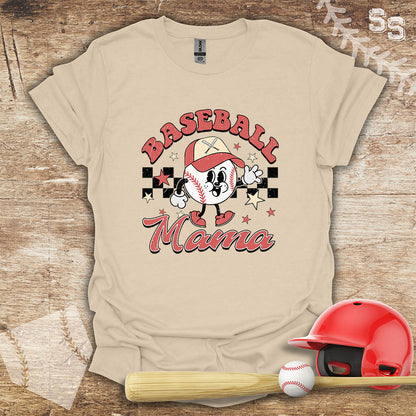 Retro Checker  Baseball Mama
