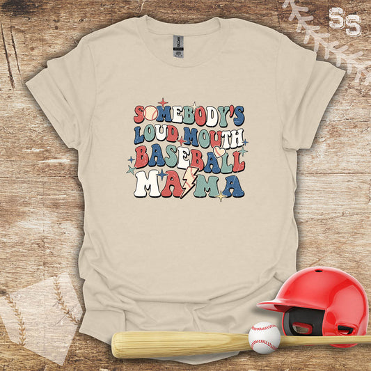Retro Baseball Mama