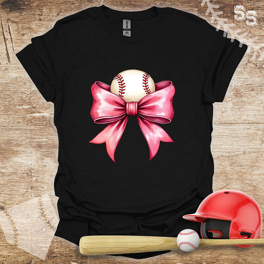 Baseball Pink Bow