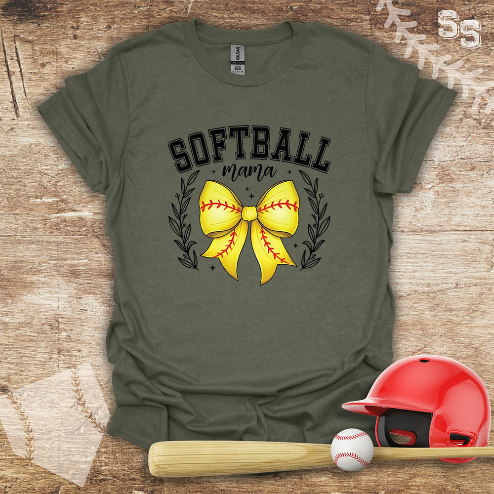 Softball Mama Bow