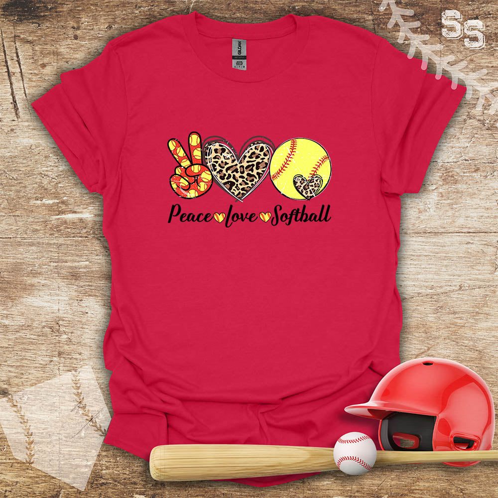 Softball Peace Love