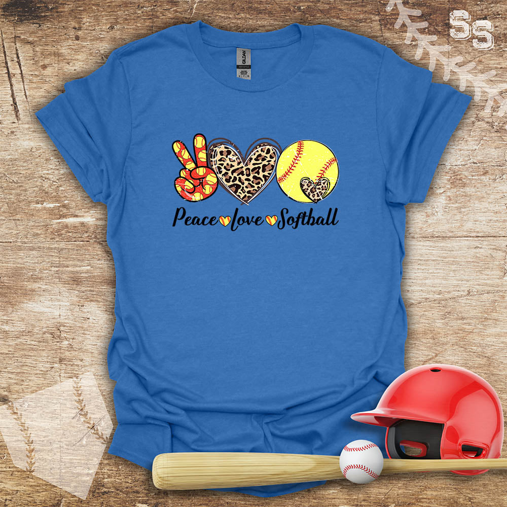 Softball Peace Love