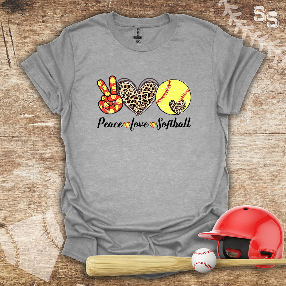 Softball Peace Love
