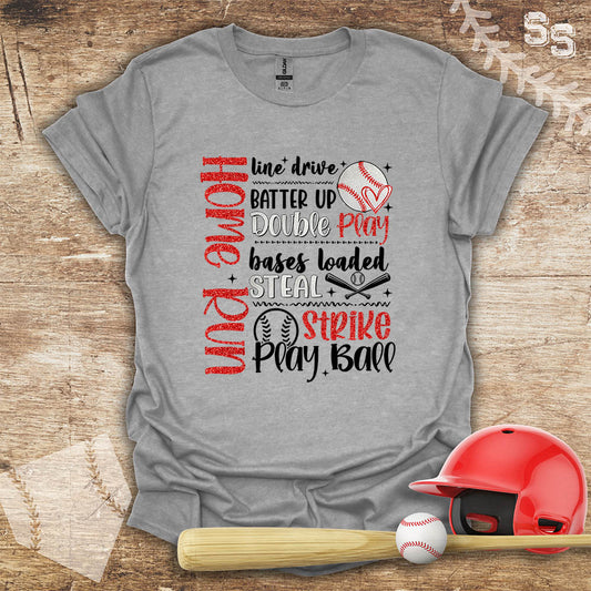 Baseball Word Collage