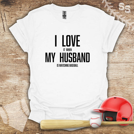 Baseball Love My Husband