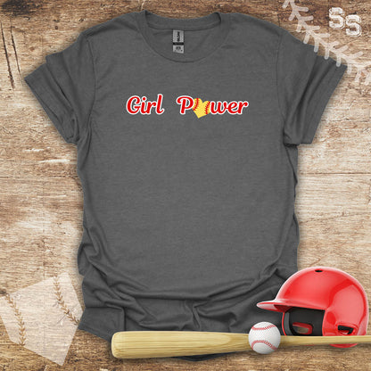 Softball Red Girl Power