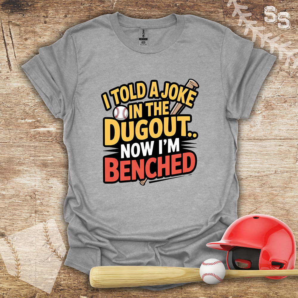 Dugout Joke Now Benched Colorful