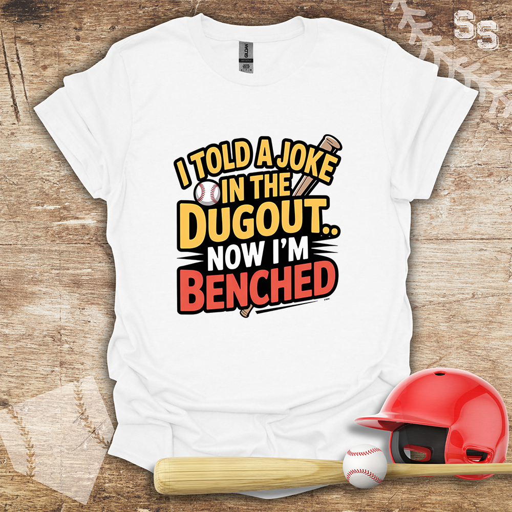 Dugout Joke Now Benched Colorful