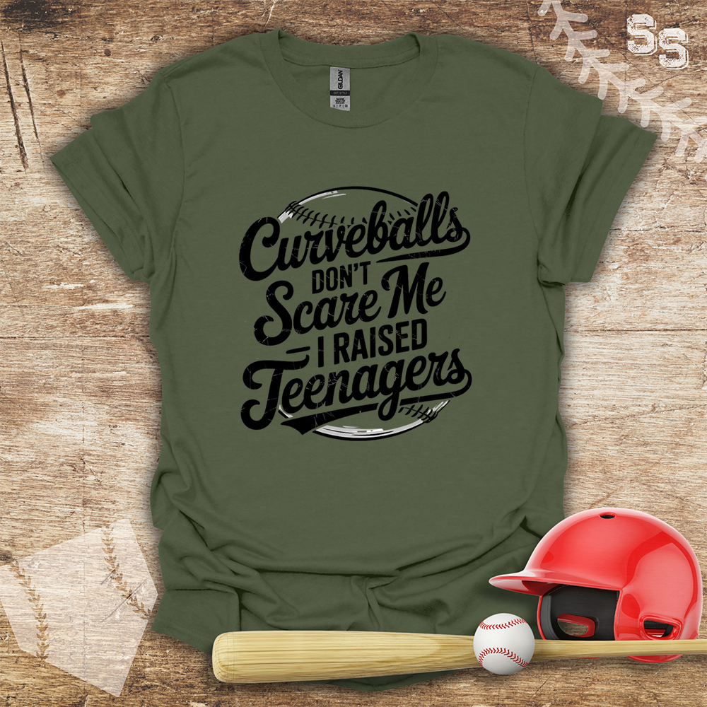 Curve Ball's Don't Scare Me I Raised Teenagers Large Ball