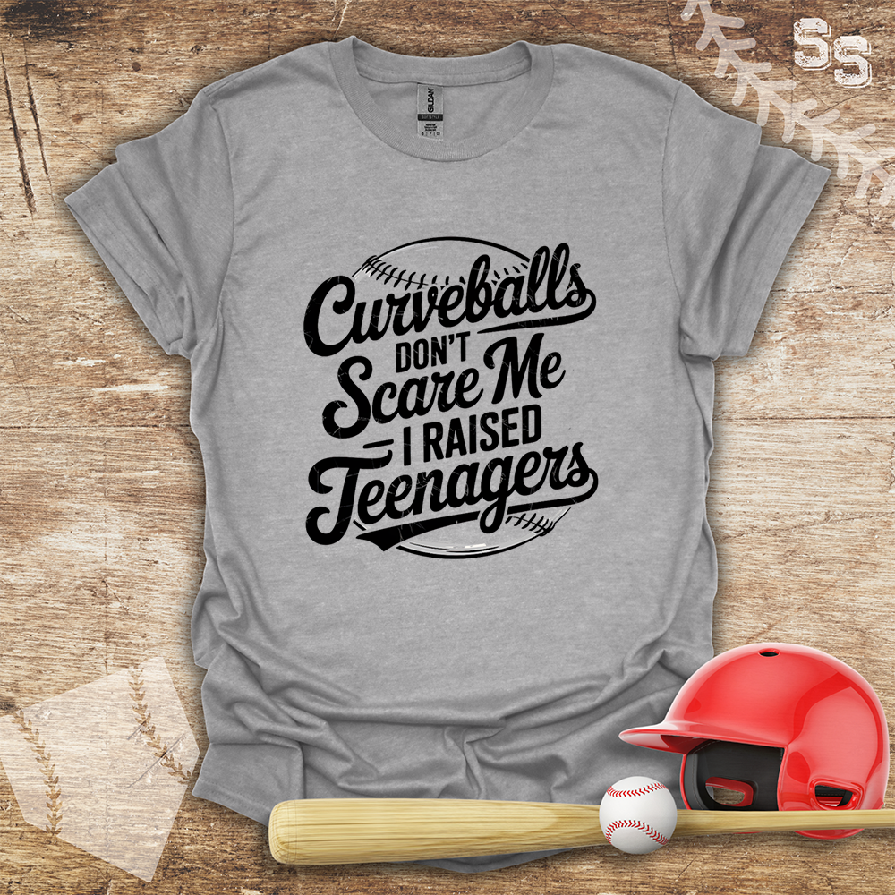 Curve Ball's Don't Scare Me I Raised Teenagers Large Ball