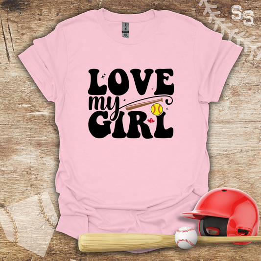 Softball Love My Girl