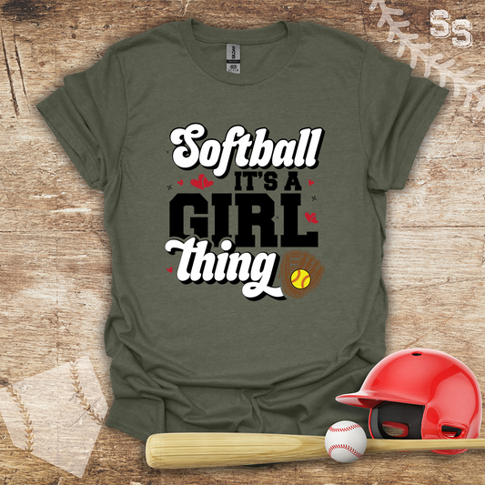 Softball It's A Girl Thing