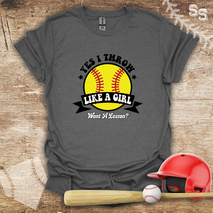Softball Throw Like A Girl