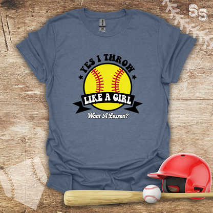 Softball Throw Like A Girl