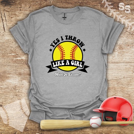 Softball Throw Like A Girl
