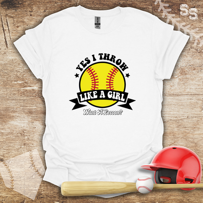 Softball Throw Like A Girl