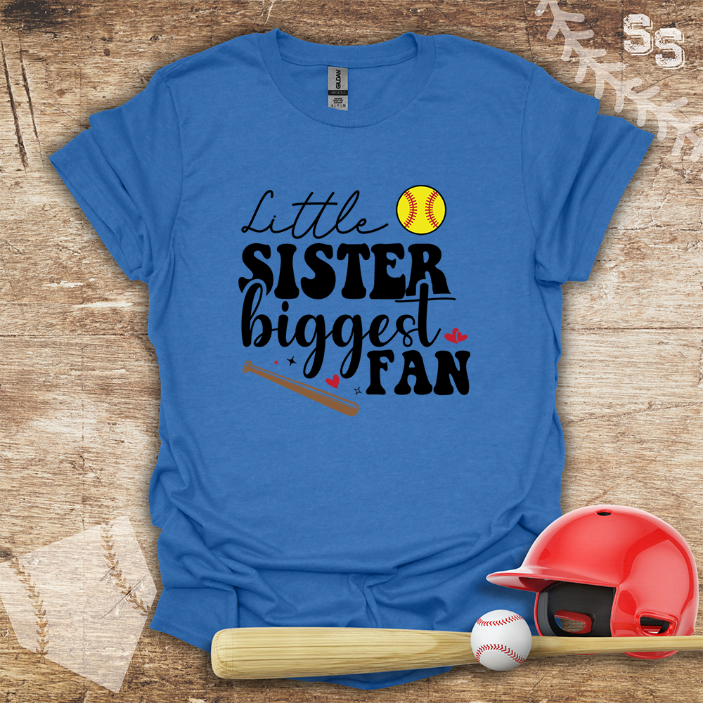 Softball Little Sister Biggest Fan