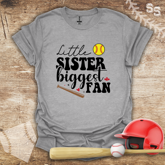 Softball Little Sister Biggest Fan